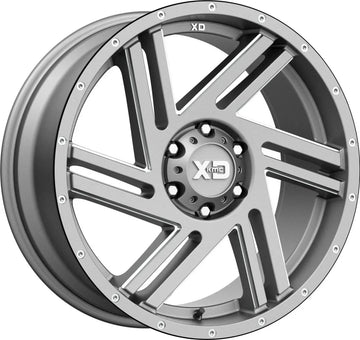 XD835 by KMC Satin Grey Milled Wheel - Brixton 4x4 - Buy Online Now!